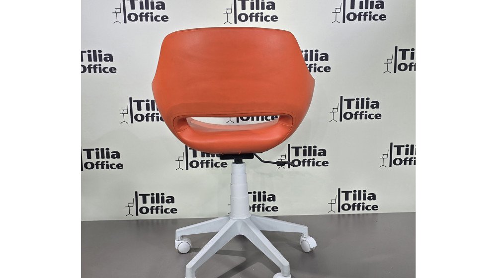 Monaco Çalışma Kesim Çocuk Koltuğu Beyaz Ayak Turuncu